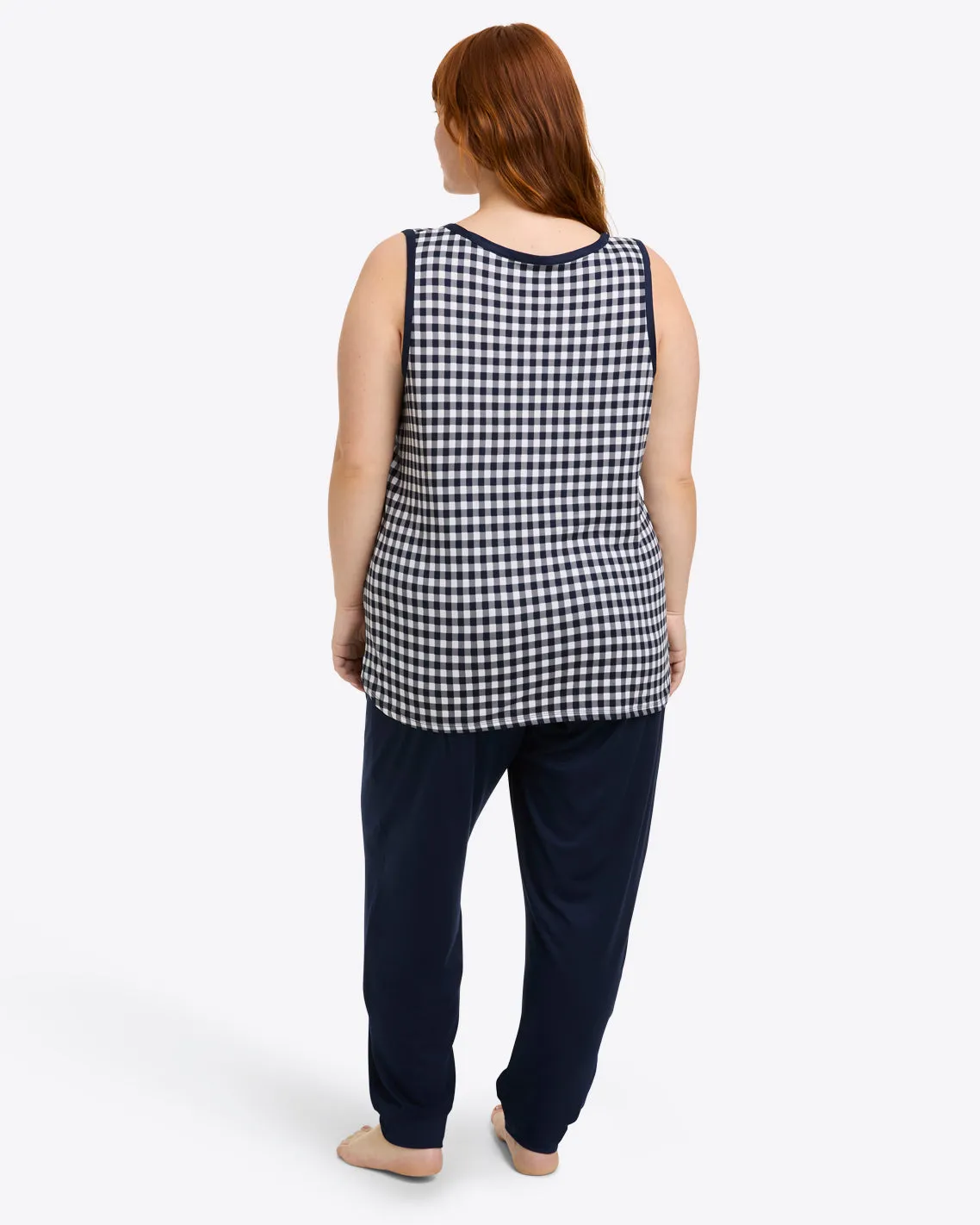 Hillary Pajama Set in Gingham sold by Draper James product image thumbnail 4