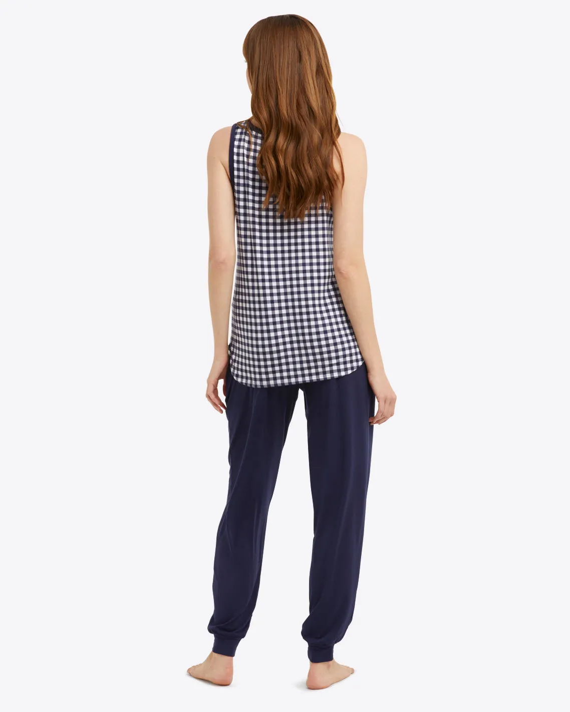 Hillary Pajama Set in Gingham sold by Draper James product image thumbnail 2