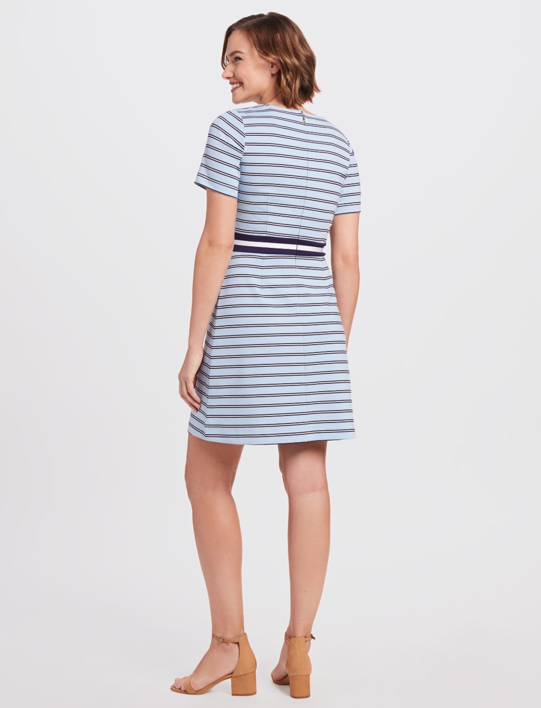 Stripe Persley Ponte Dress sold by Draper James product image thumbnail 4