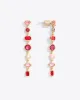 Linear Drop Gem Earrings sold by Draper James
