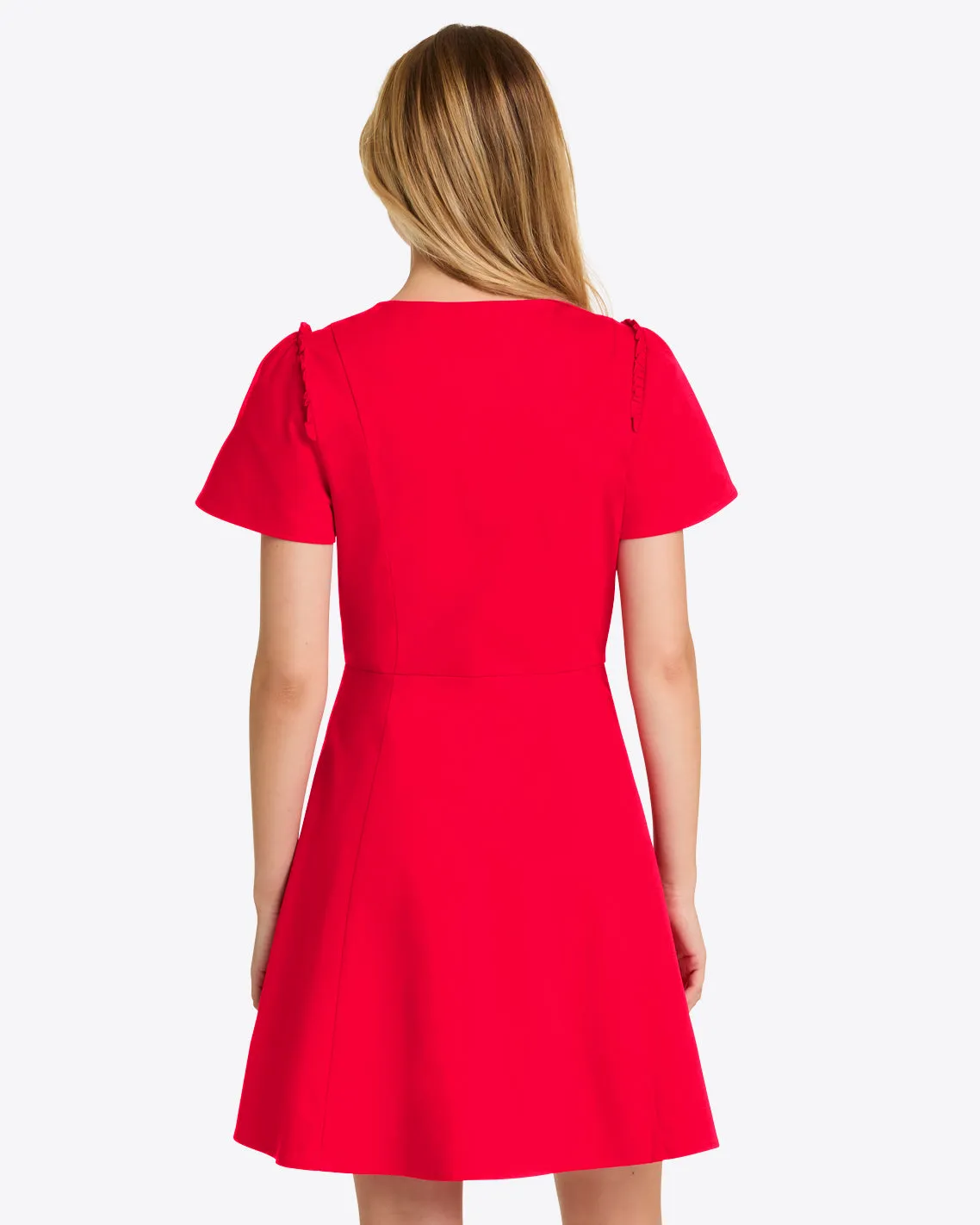 Mae Love Circle Dress in Red sold by Draper James product image thumbnail 2
