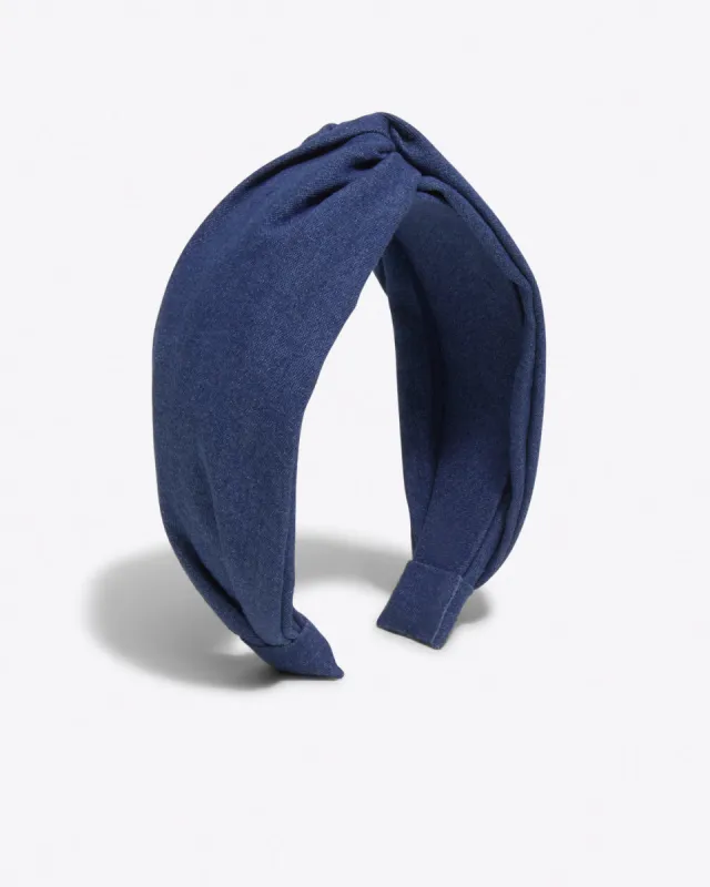 Chambray Twist Headband sold by Draper James