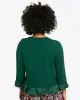 Mixed Media Sweater in Evergreen sold by Draper James