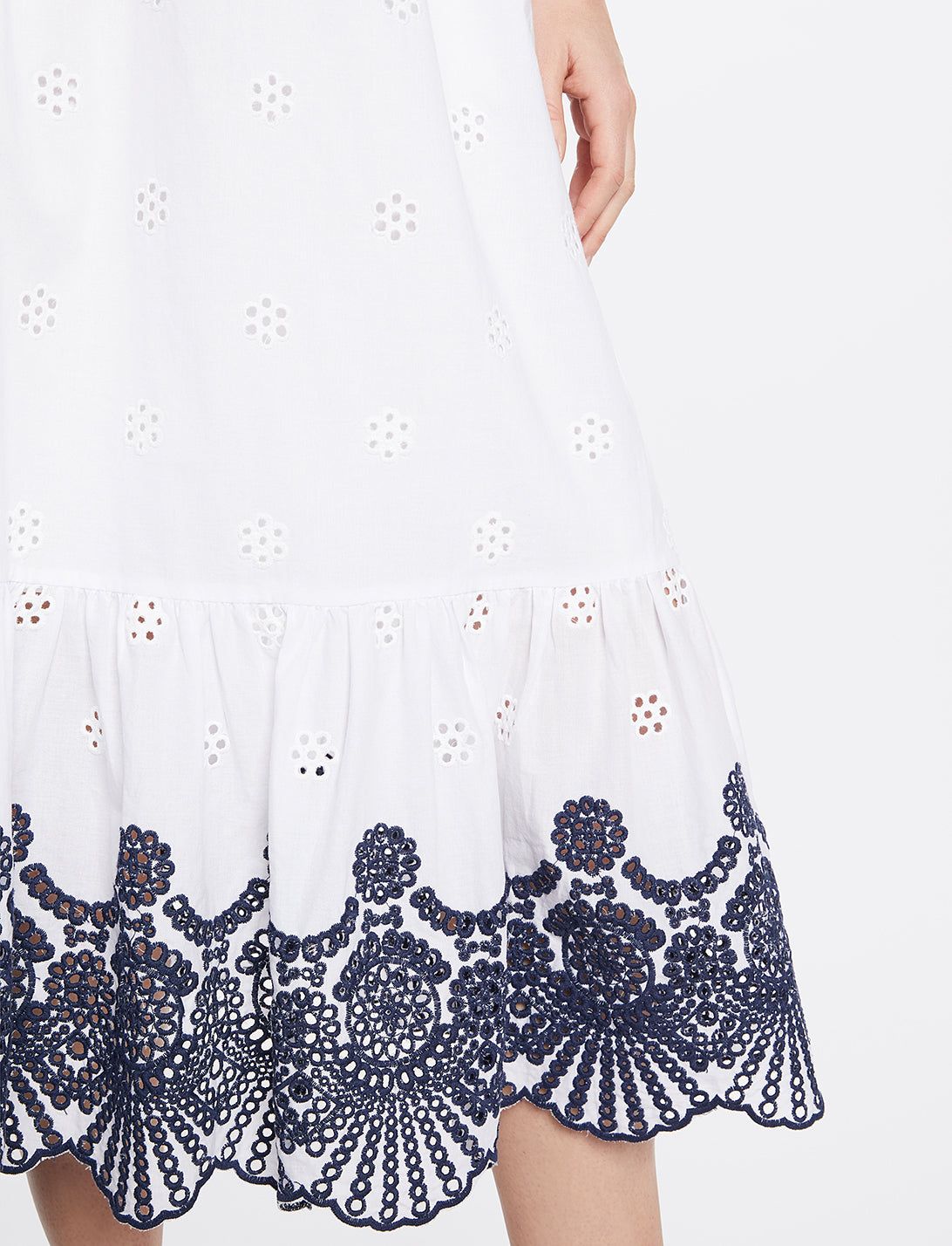 Off the Shoulder Flounce Midi Dress sold by Draper James product image thumbnail 5