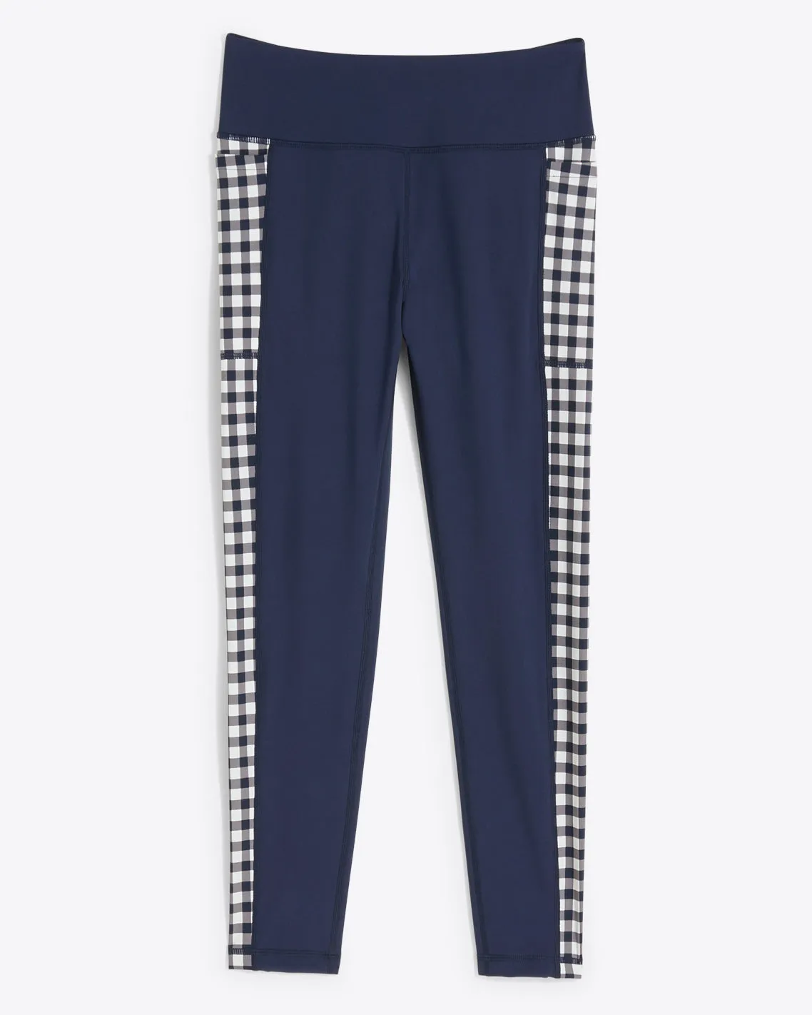 Panel Leggings in Navy Gingham sold by Draper James product image thumbnail 2