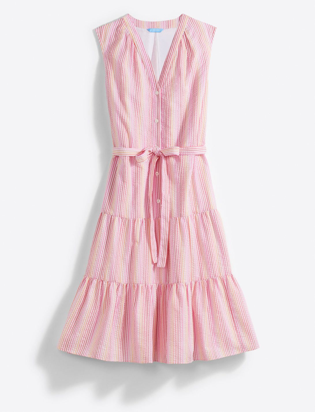 Loretta Shirtdress in Pink Seersucker sold by Draper James product image thumbnail 2