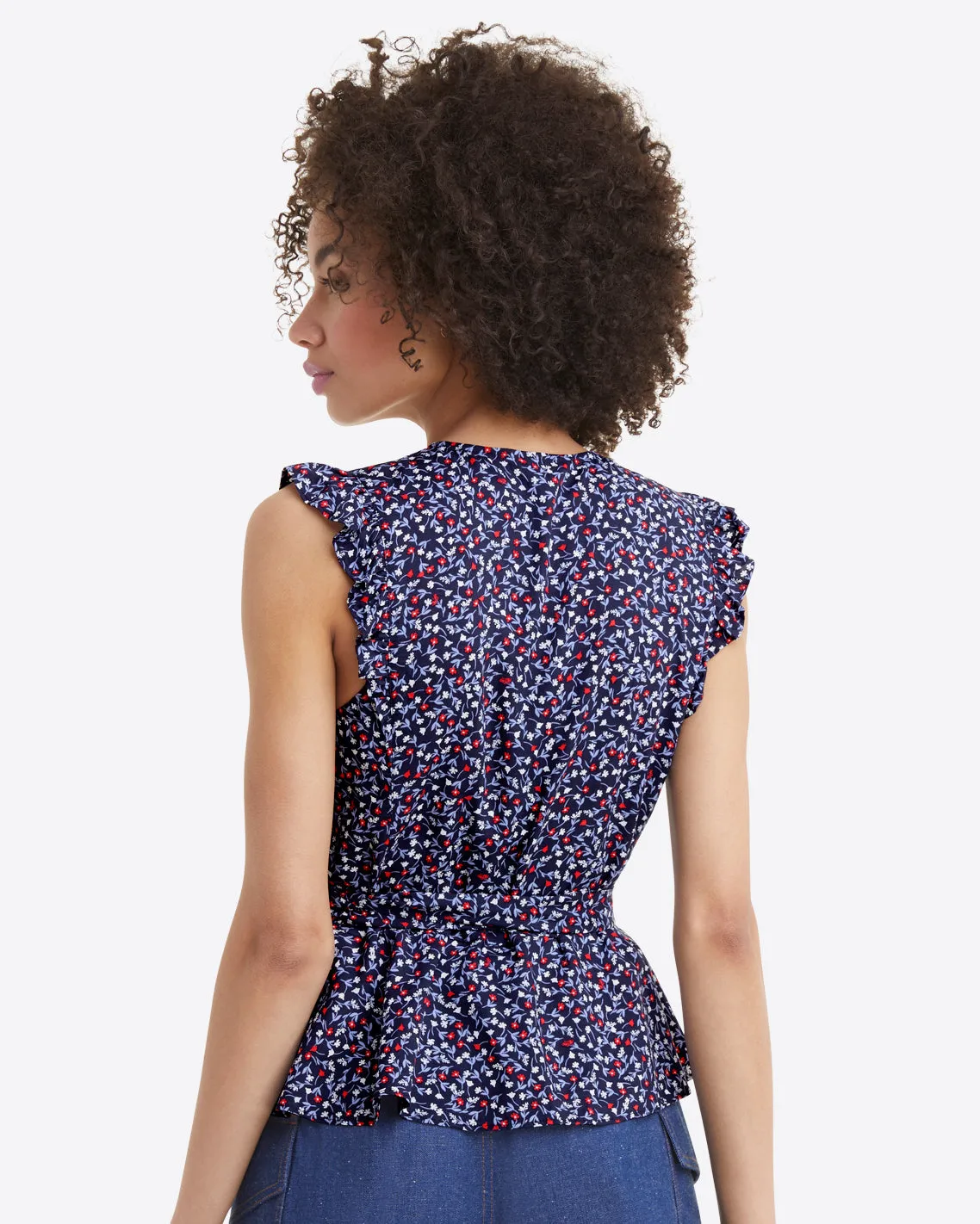 Reba Wrap Top sold by Draper James product image thumbnail 5