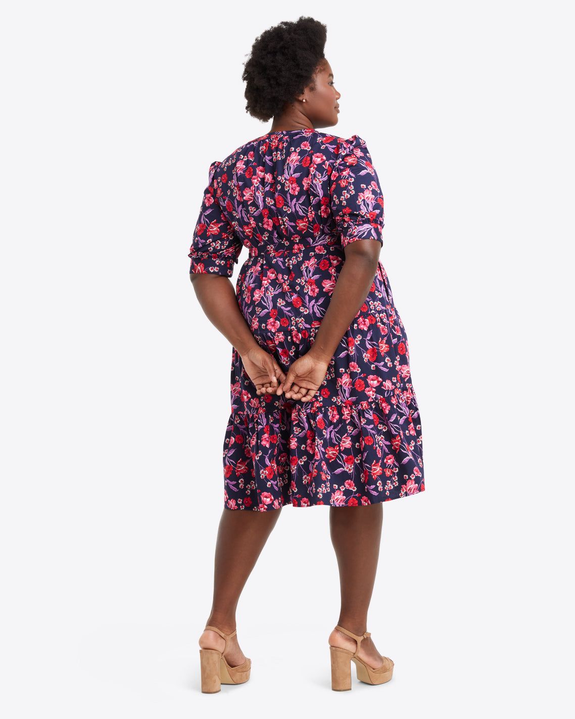 Loretta Shirtdress in Field Poppy sold by Draper James product image thumbnail 3