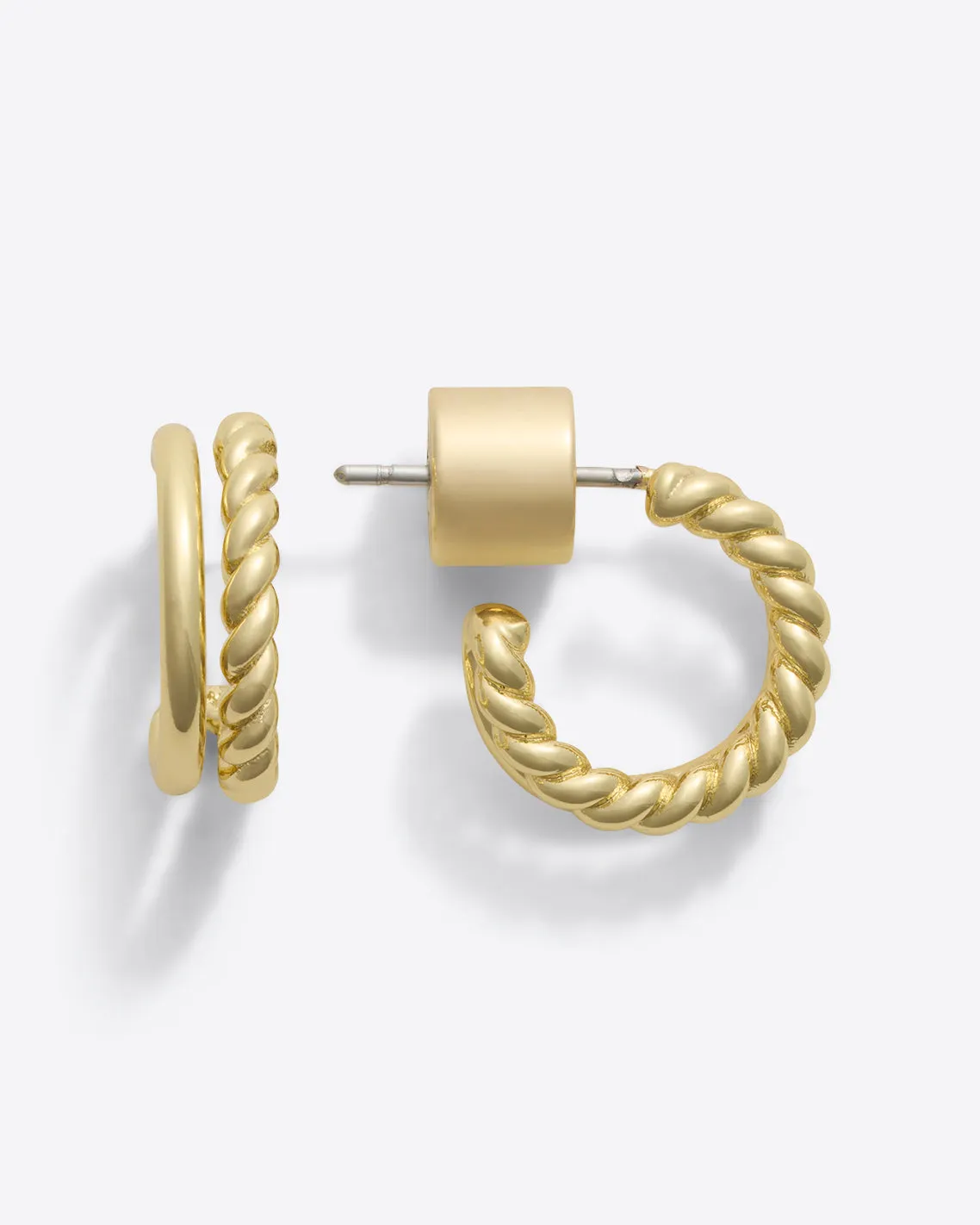 Double Hoop in Gold sold by Draper James