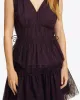 Mini Tiered Skirt in Plum Tulle sold by Draper James