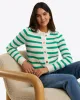 Rita Crewneck Cardigan in Cotton sold by Draper James