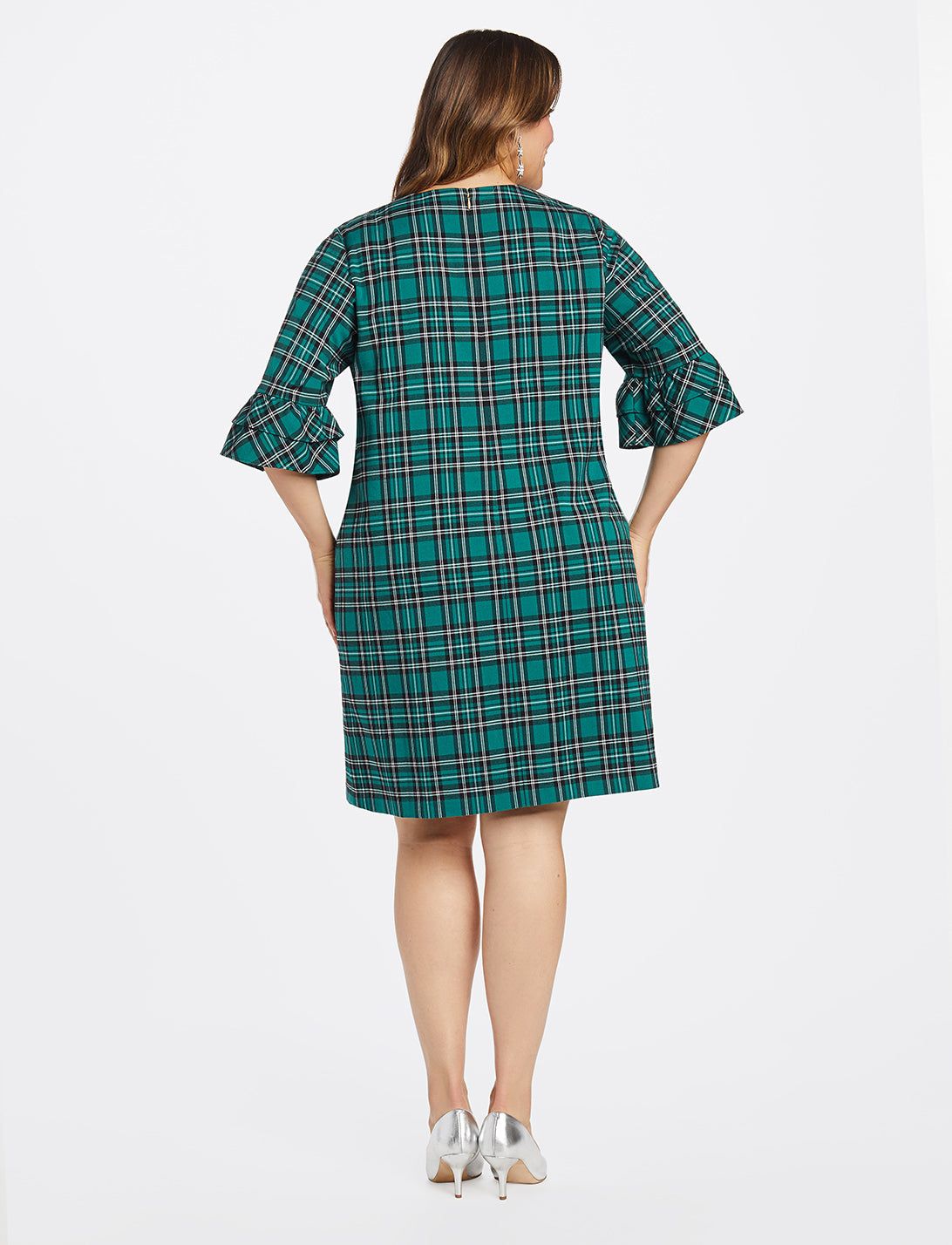 Ruffle Sleeve Shift Dress sold by Draper James product image thumbnail 7