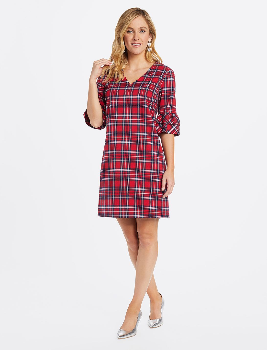 Ruffle Sleeve Shift Dress sold by Draper James product image thumbnail 3