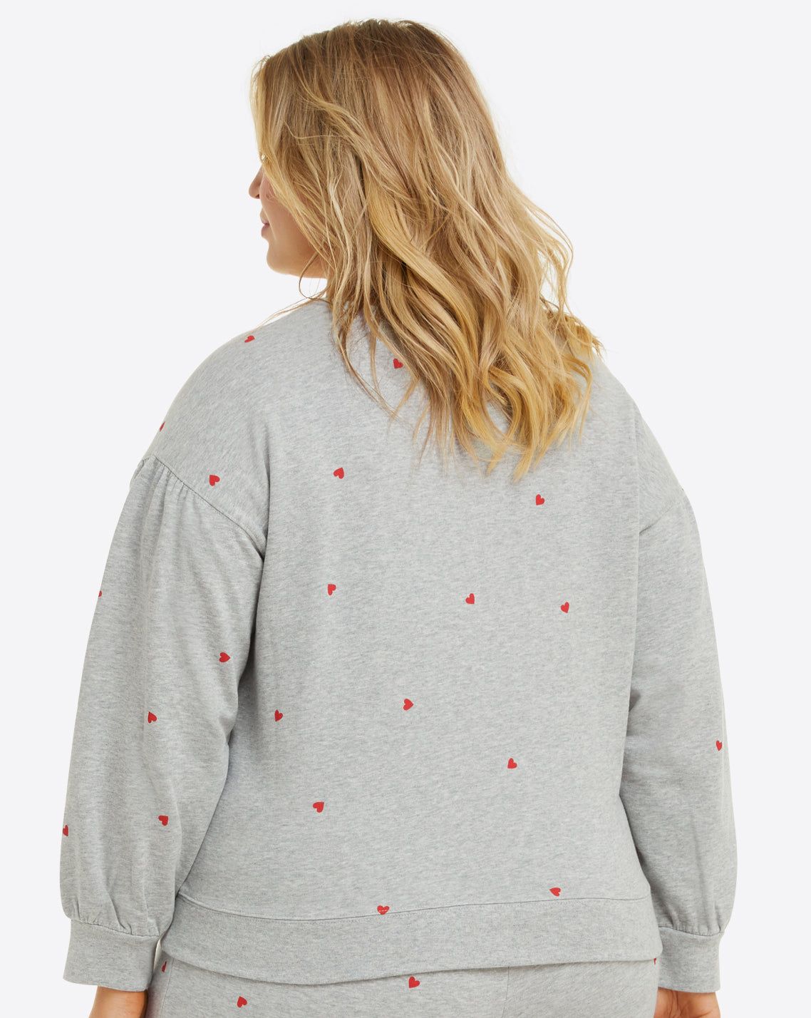 Bobbie Sweatshirt in Printed Hearts sold by Draper James product image thumbnail 5
