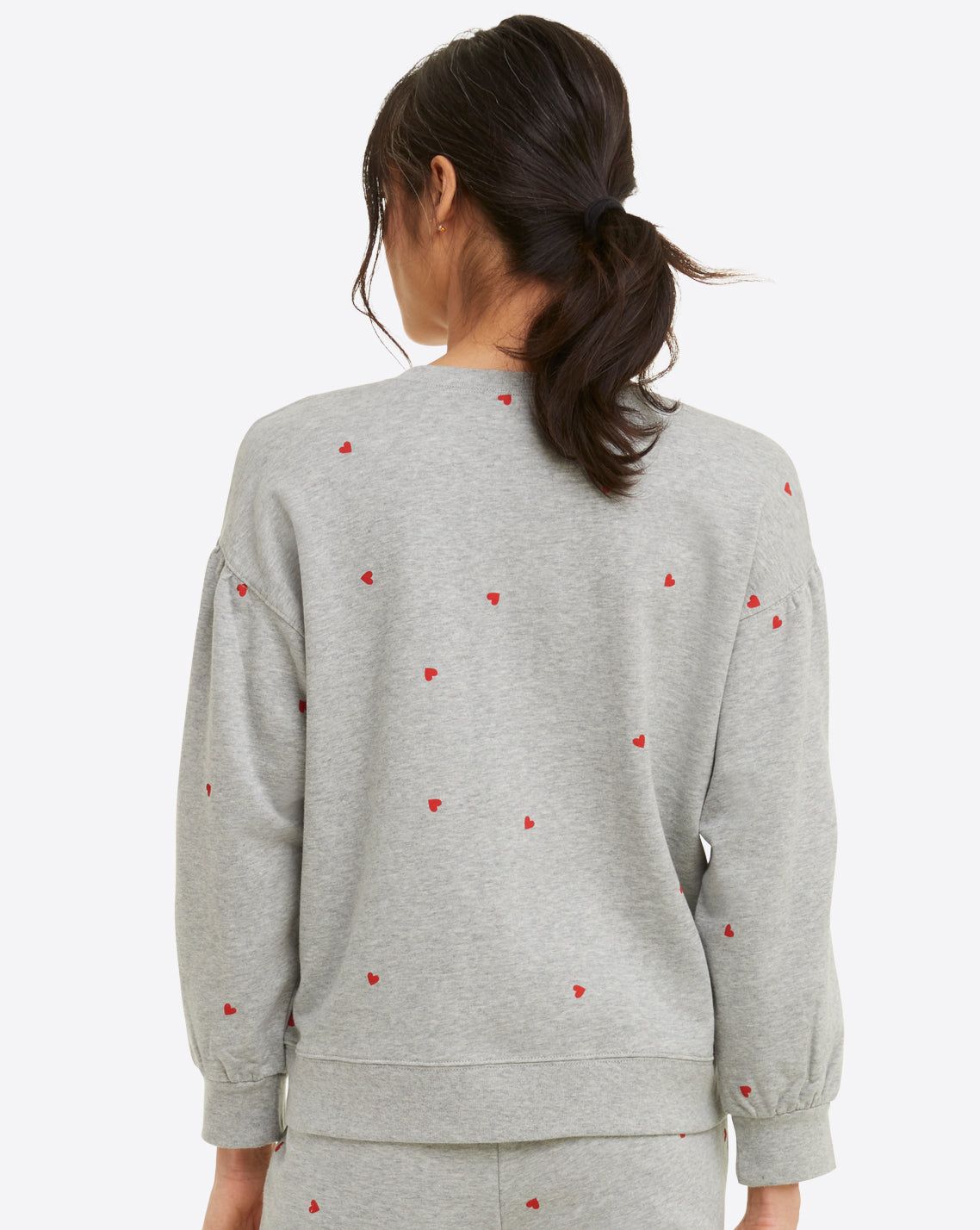 Bobbie Sweatshirt in Printed Hearts sold by Draper James product image thumbnail 3