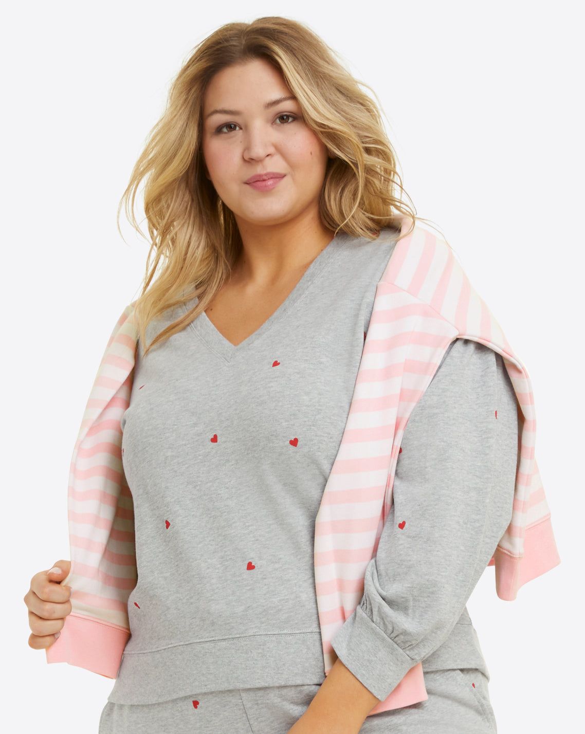 Bobbie Sweatshirt in Printed Hearts sold by Draper James product image thumbnail 4
