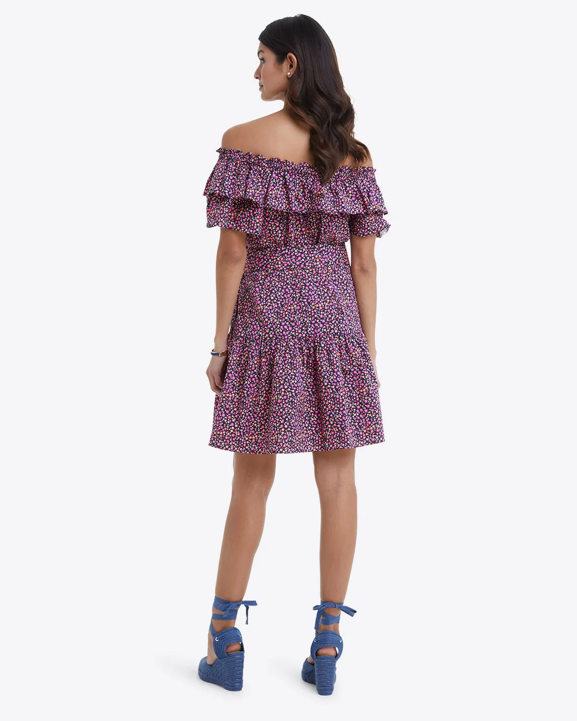 Sawyer Dress in Ditsy Poppy sold by Draper James product image thumbnail 3