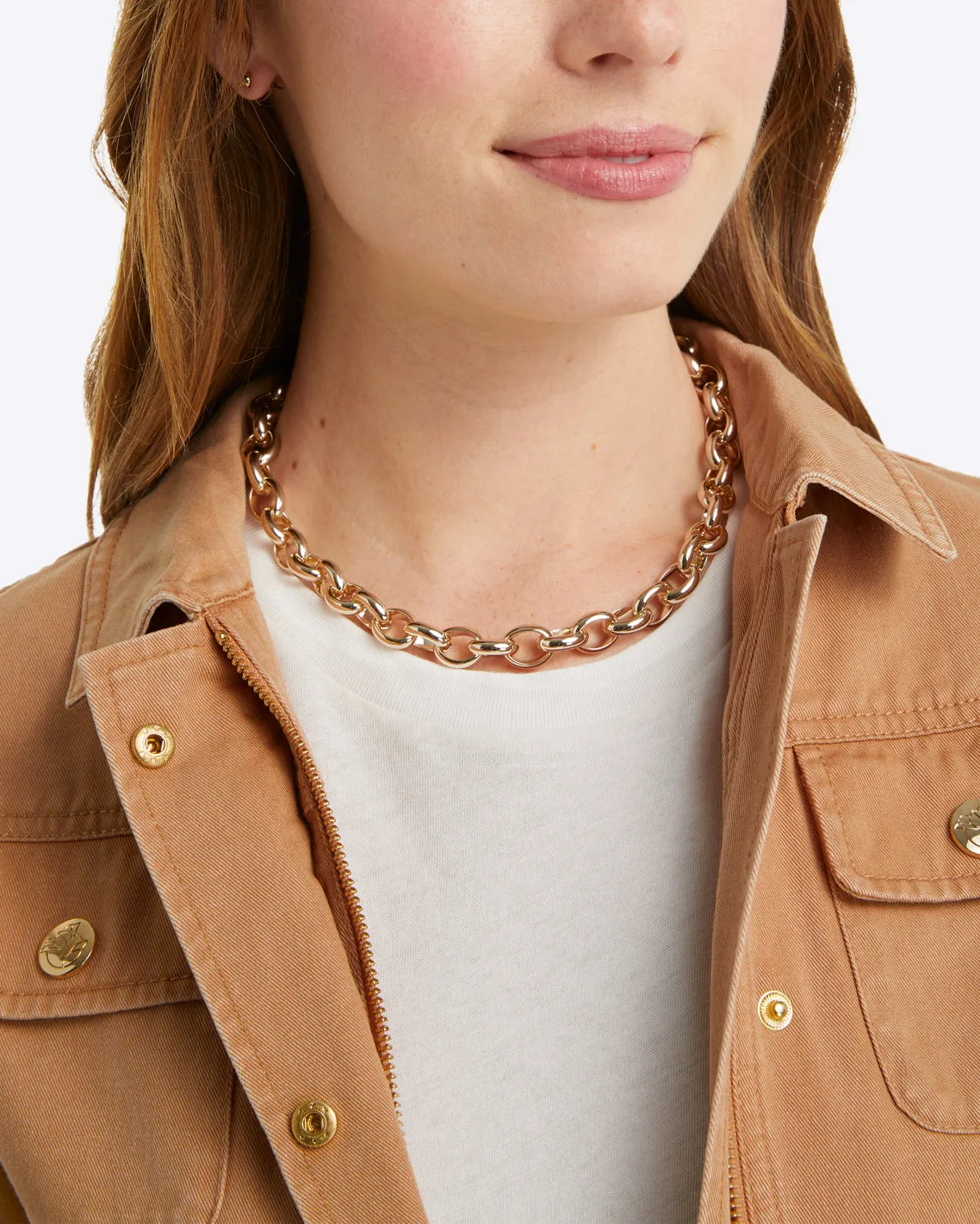 Field Jacket in Camel Twill sold by Draper James product image thumbnail 4