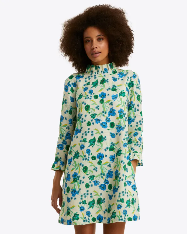 Lindsay Shift Mini Dress in Linen sold by Draper James