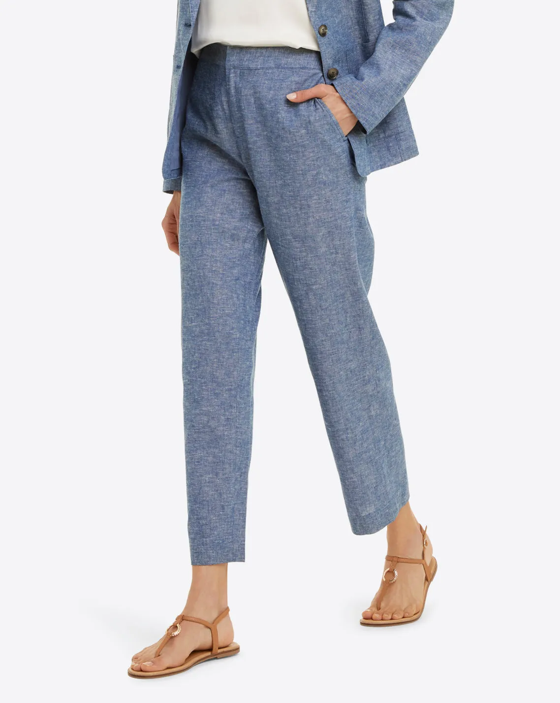 Chambray Pants sold by Draper James