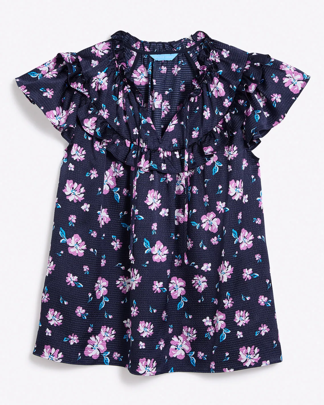 Raelynn Top in Zinnia sold by Draper James product image thumbnail 2