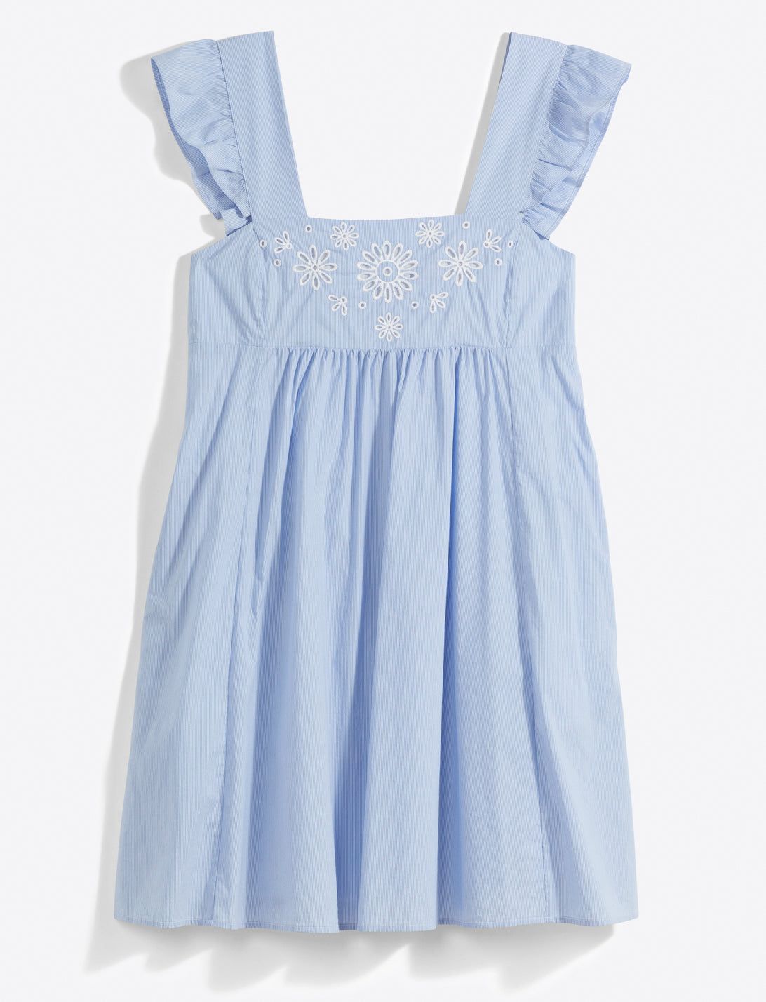 Maddie Babydoll Dress in Striped Eyelet sold by Draper James product image thumbnail 2