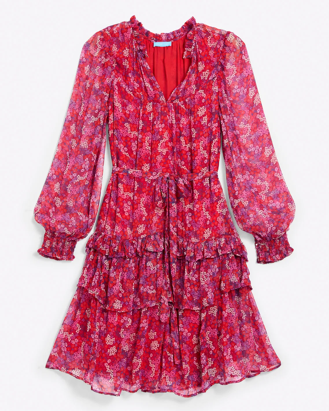 Brandi Tie Waist Dress in Garden Mum sold by Draper James product image thumbnail 2