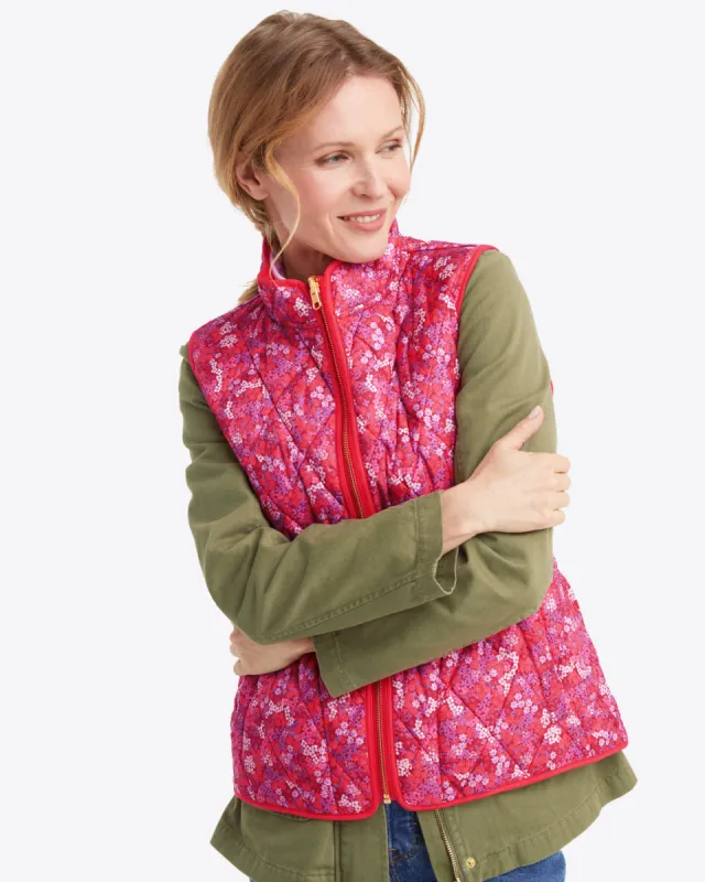 Reversible Quilted Puffer Vest sold by Draper James