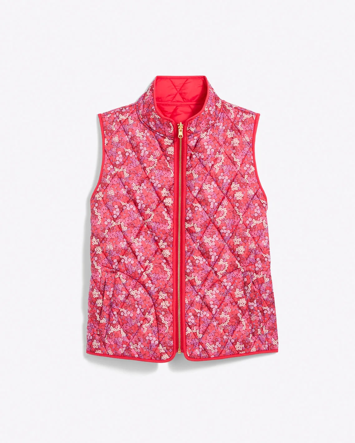 Reversible Quilted Puffer Vest sold by Draper James product image thumbnail 2