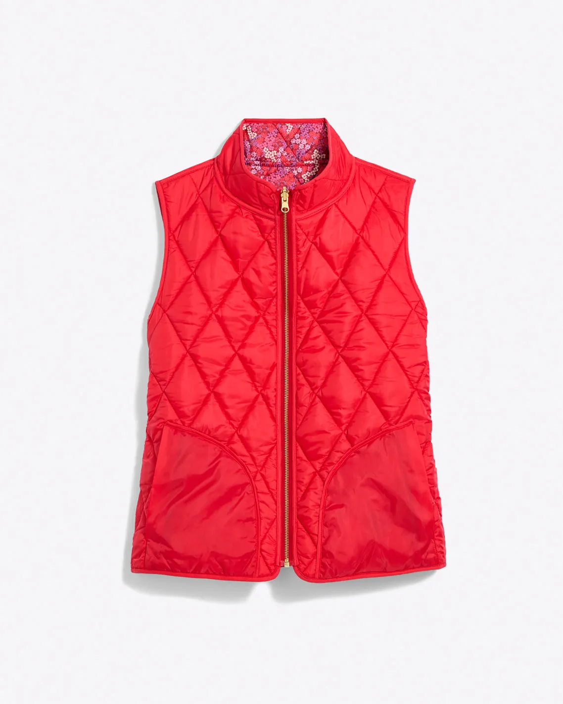 Reversible Quilted Puffer Vest sold by Draper James product image thumbnail 3