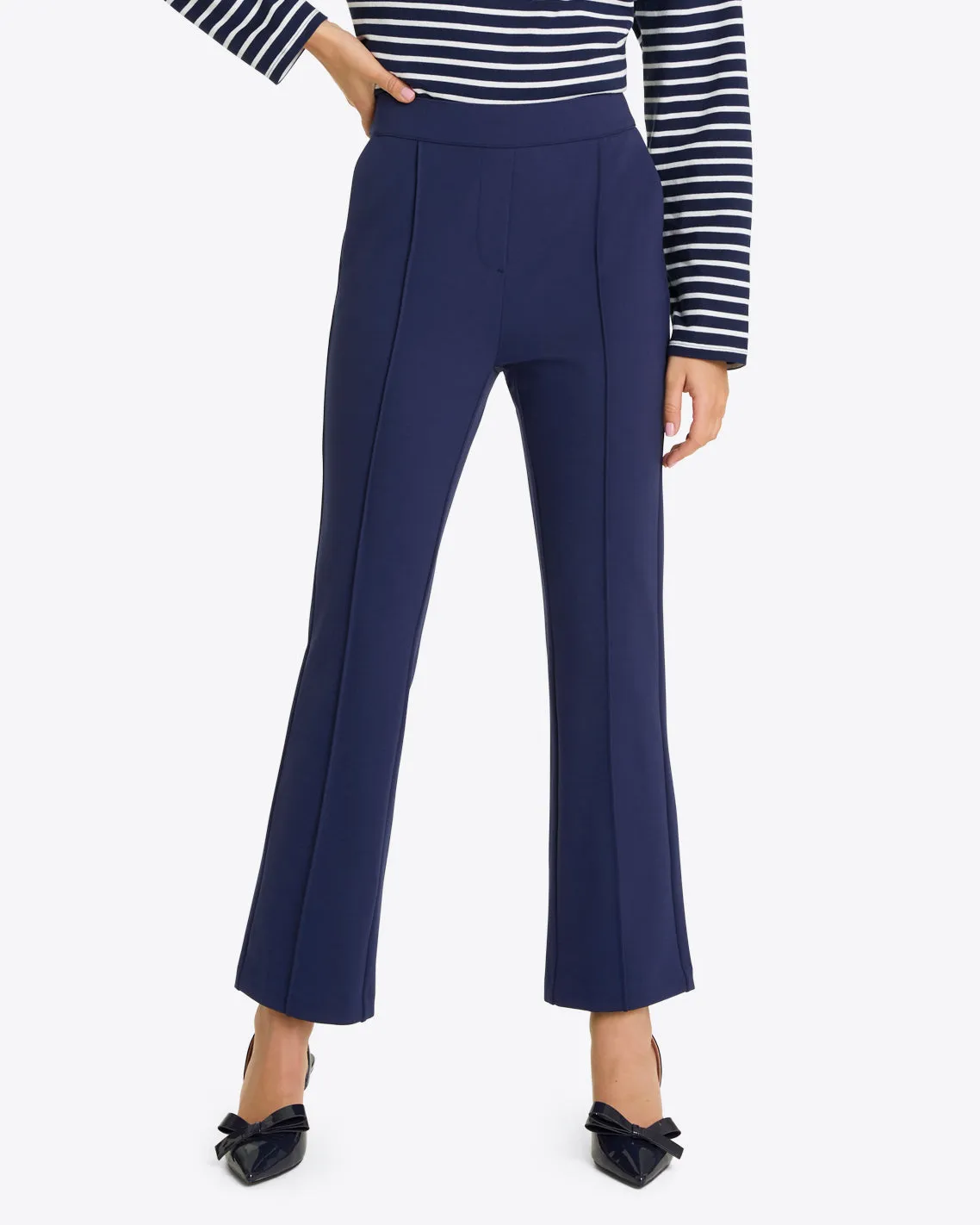 Knit Pants in Ponte sold by Draper James