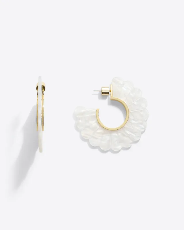 Scallop Hoops sold by Draper James