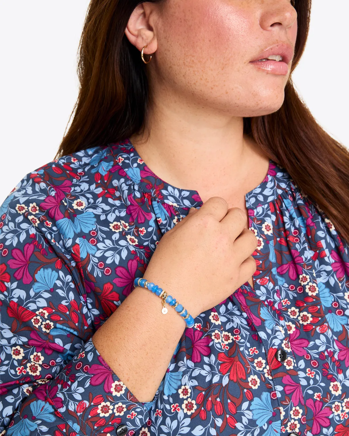 Stretch Bracelet in Light Blue sold by Draper James product image thumbnail 2