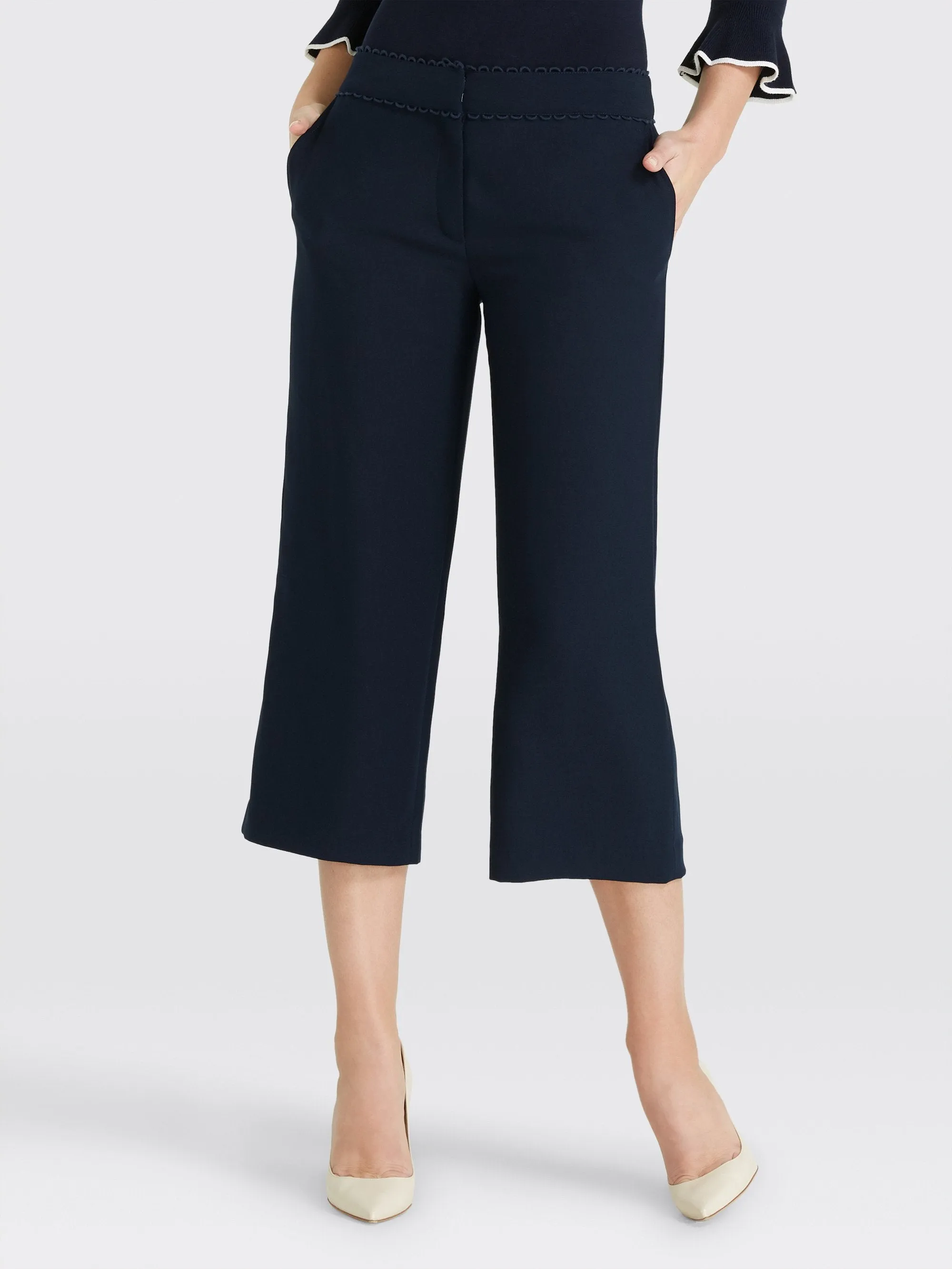 Scallop Crop Pant sold by Draper James