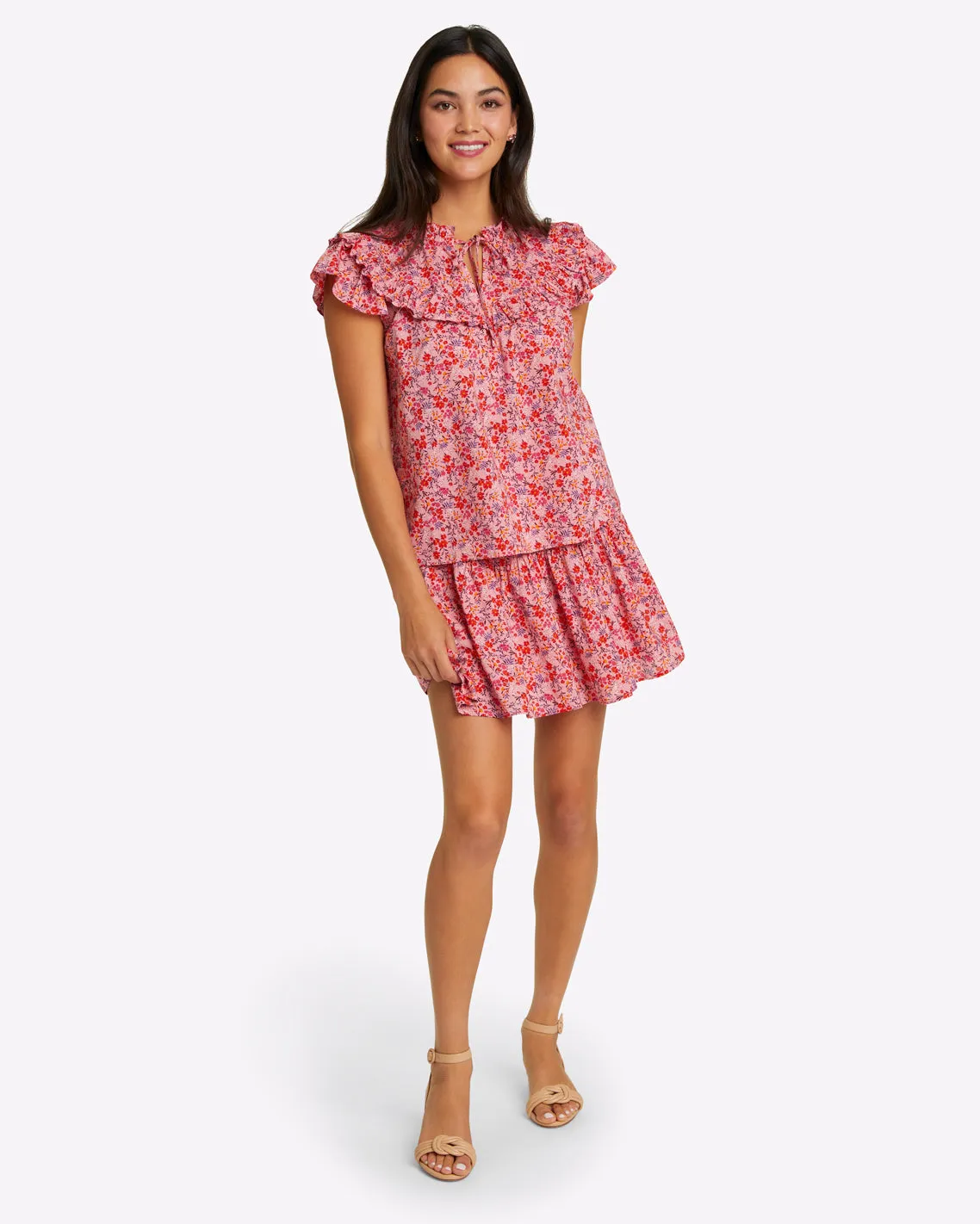 Raelynn Top in Pansy Floral sold by Draper James product image thumbnail 5