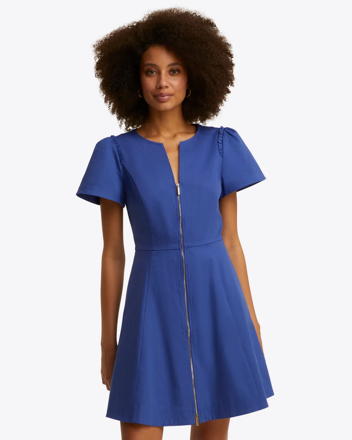 Mae Love Circle Dress in Royal Blue sold by Draper James