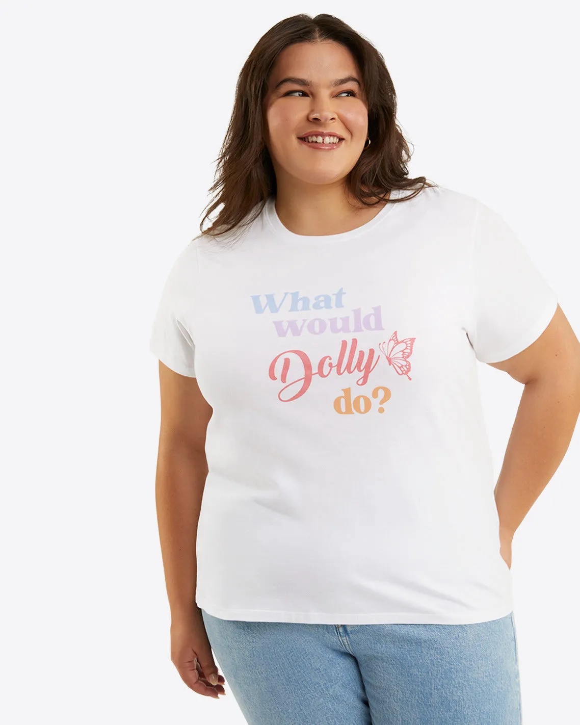What Would Dolly Do T-Shirt sold by Draper James product image thumbnail 2