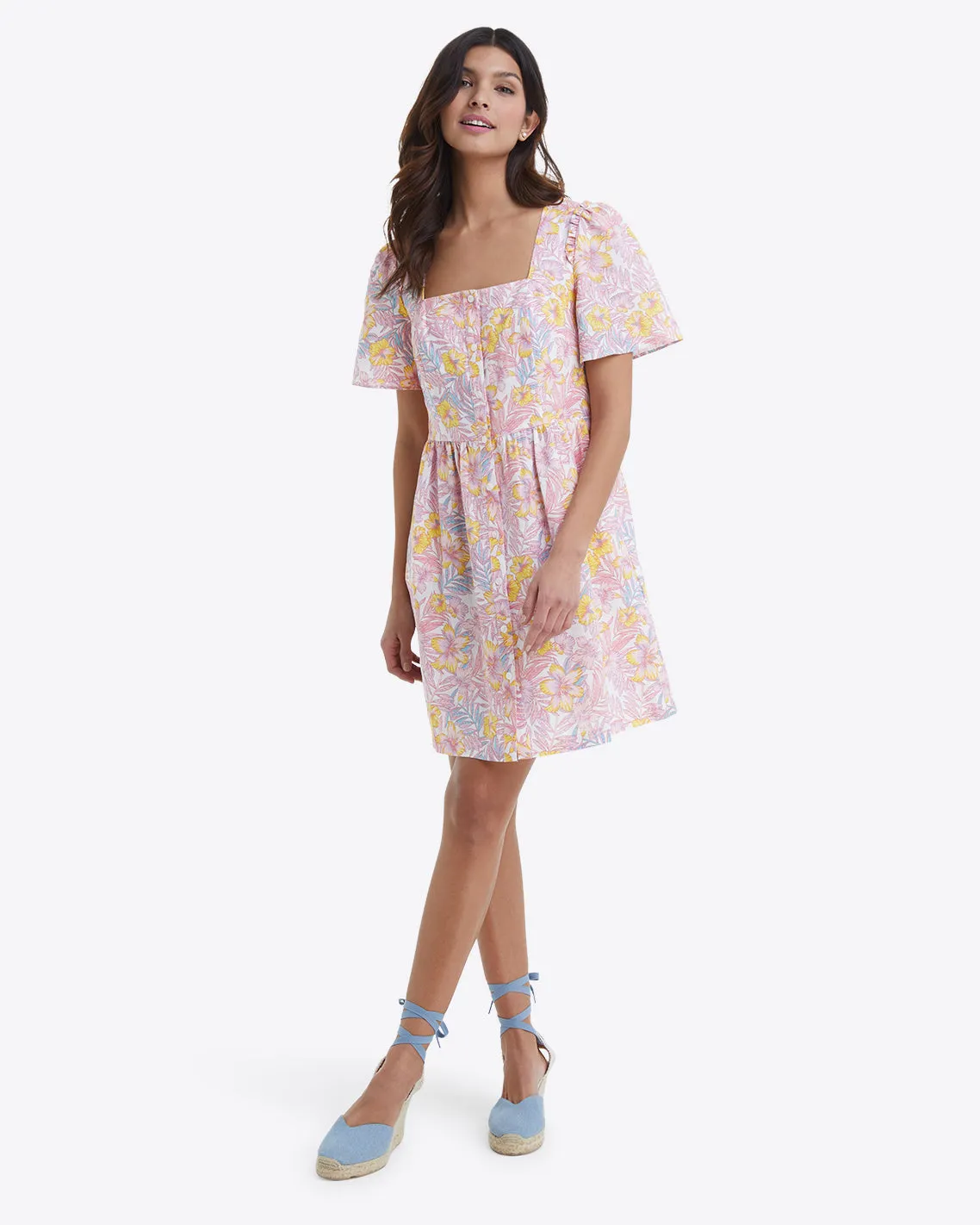 Danielle Mini Dress in Lily Floral sold by Draper James product image thumbnail 5