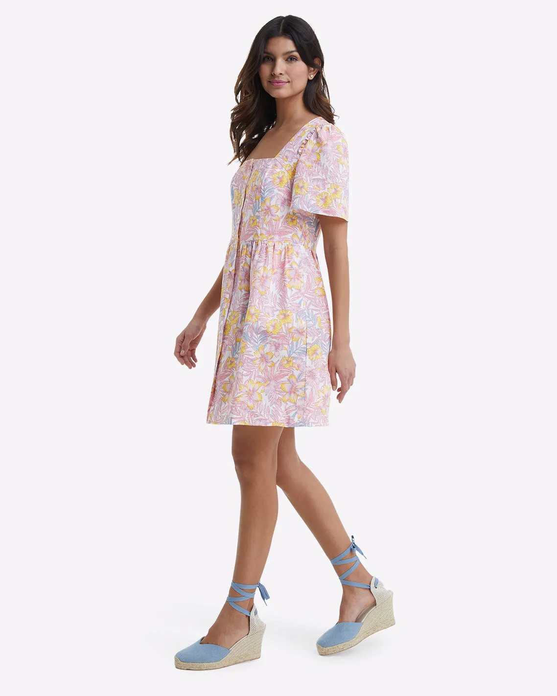 Danielle Mini Dress in Lily Floral sold by Draper James product image thumbnail 4