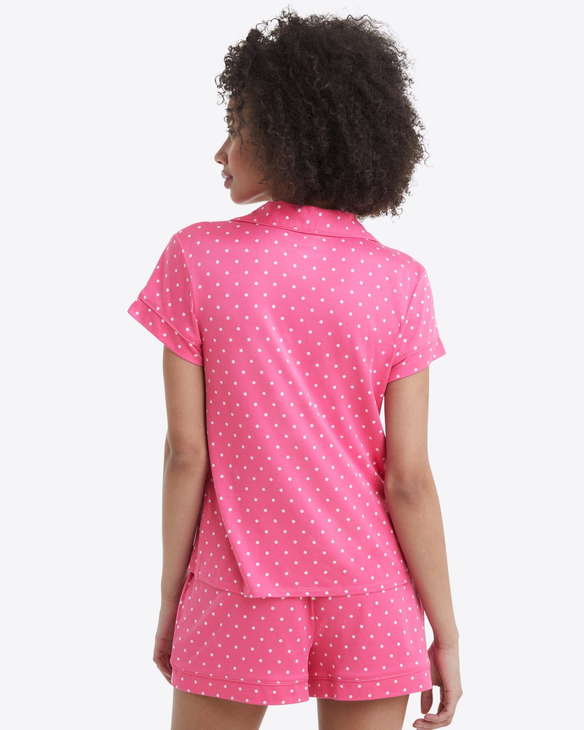 Sara Pajama Set in Pink Polka Dot sold by Draper James product image thumbnail 3