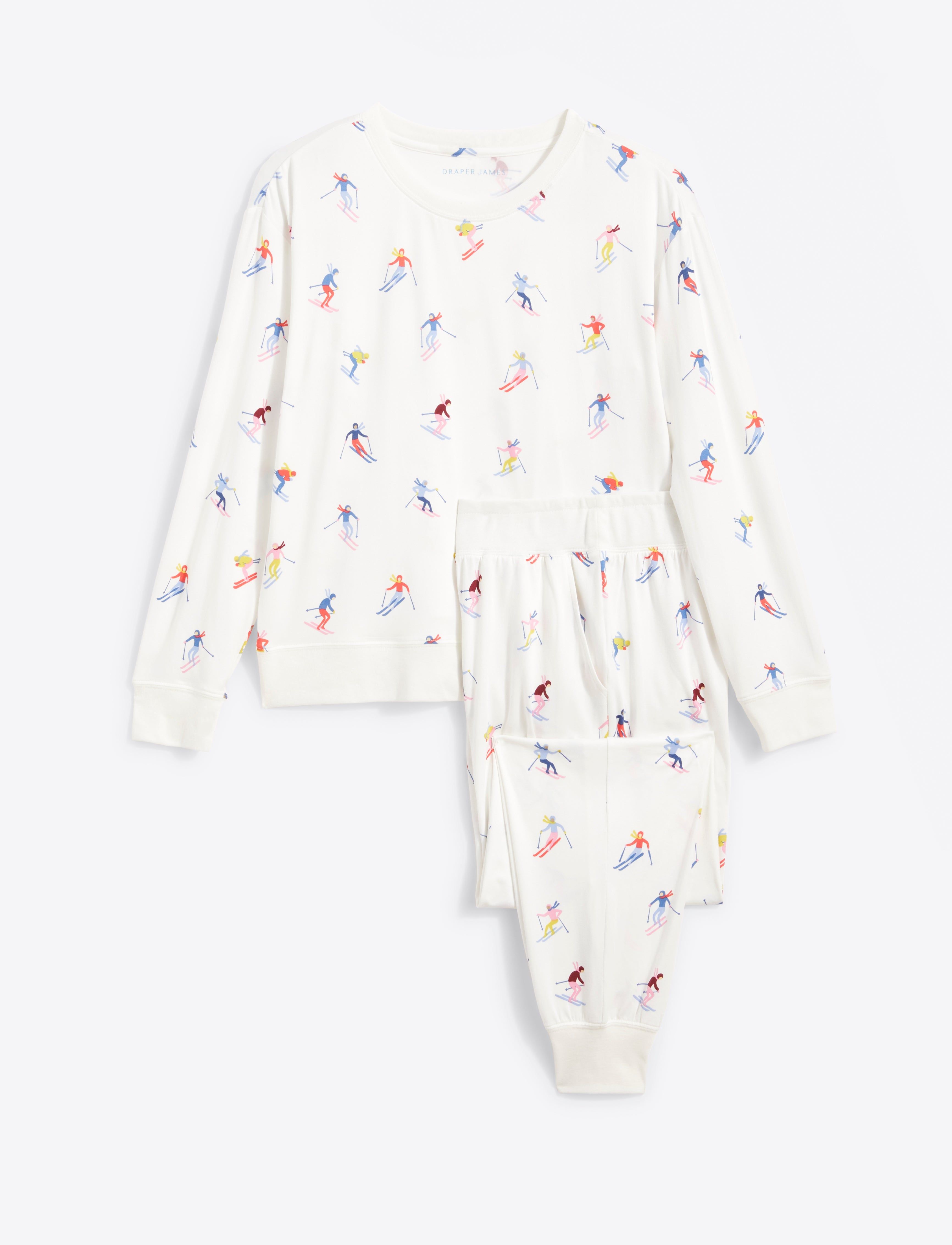 Brooke Pajama Set in Ski School sold by Draper James product image thumbnail 2