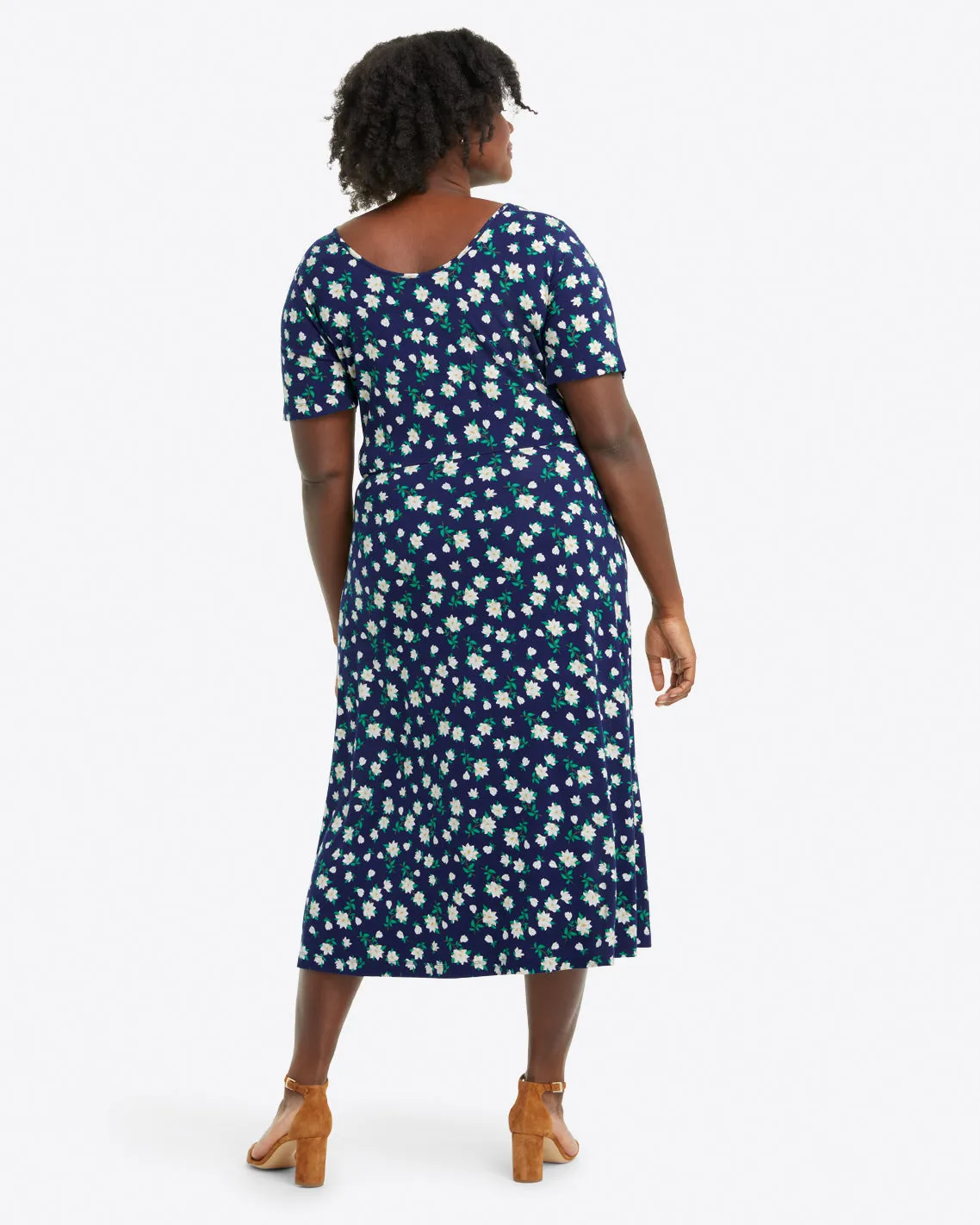 Tammy T-Shirt Dress in Magnolia sold by Draper James product image thumbnail 3
