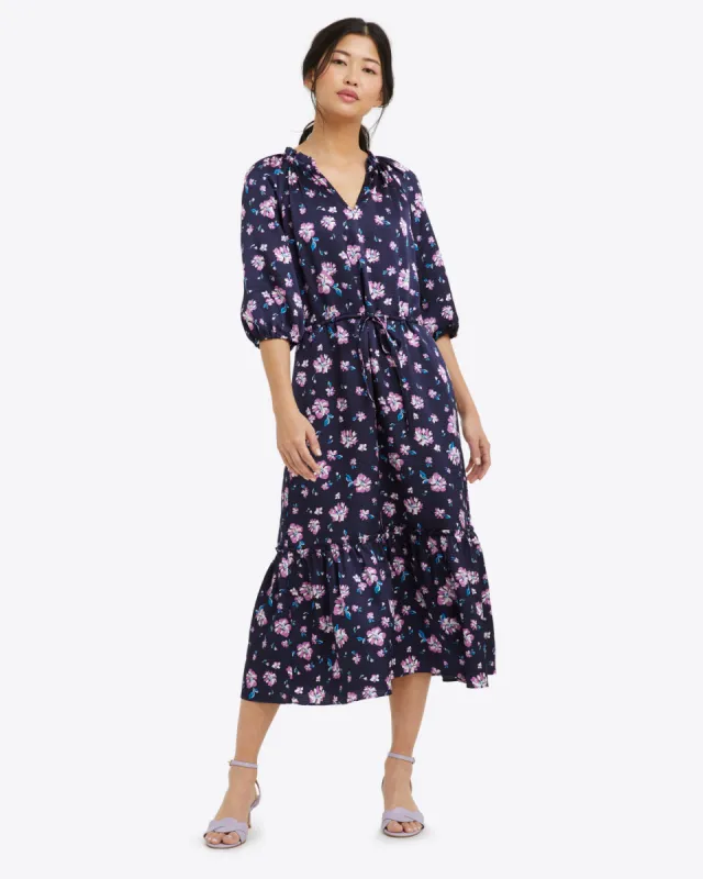 Martina Midi Dress in Zinnia sold by Draper James