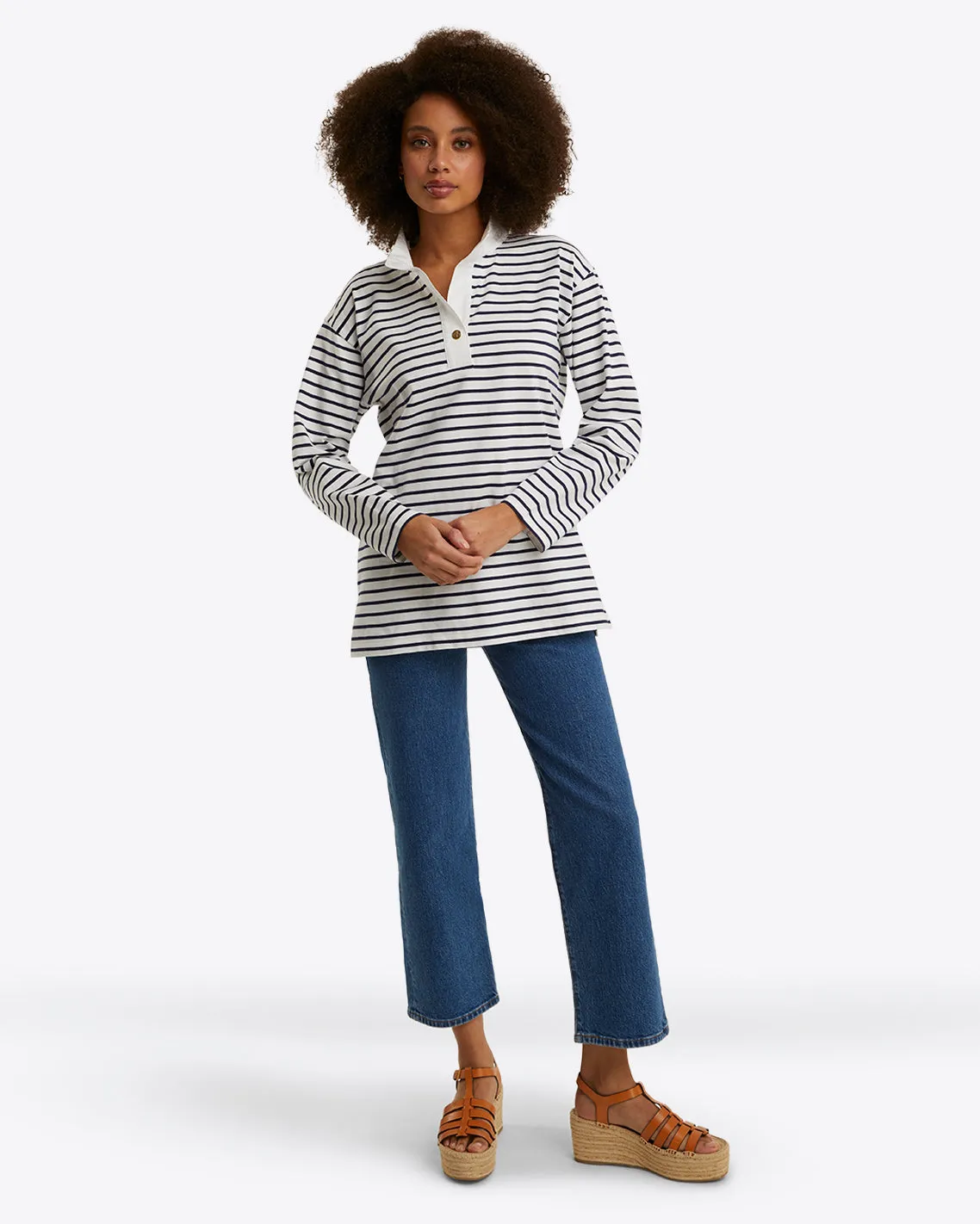 Gillian Long Sleeve Top in Cotton sold by Draper James product image thumbnail 2