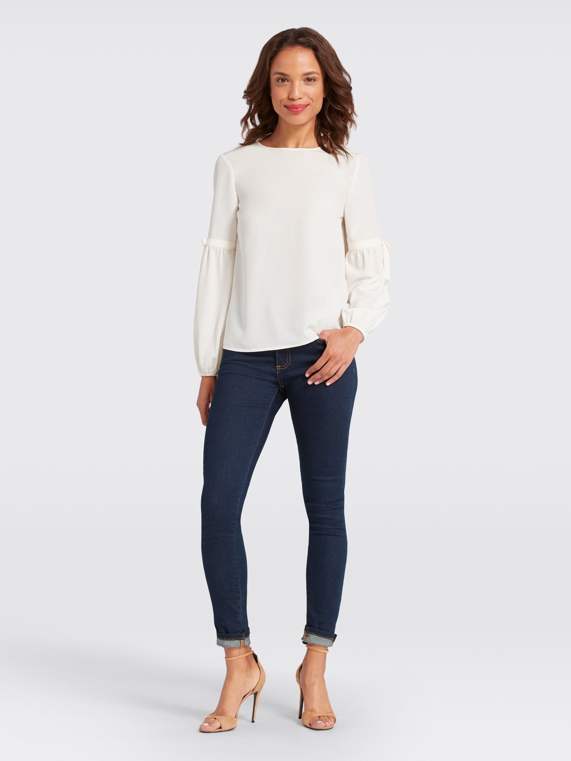 Collection Long Sleeve Bell Blouse sold by Draper James product image thumbnail 3