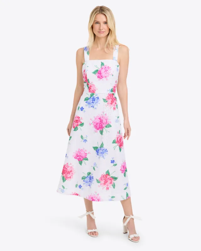 Josephine Love Circle Dress in Printed Hydrangea made by Draper James