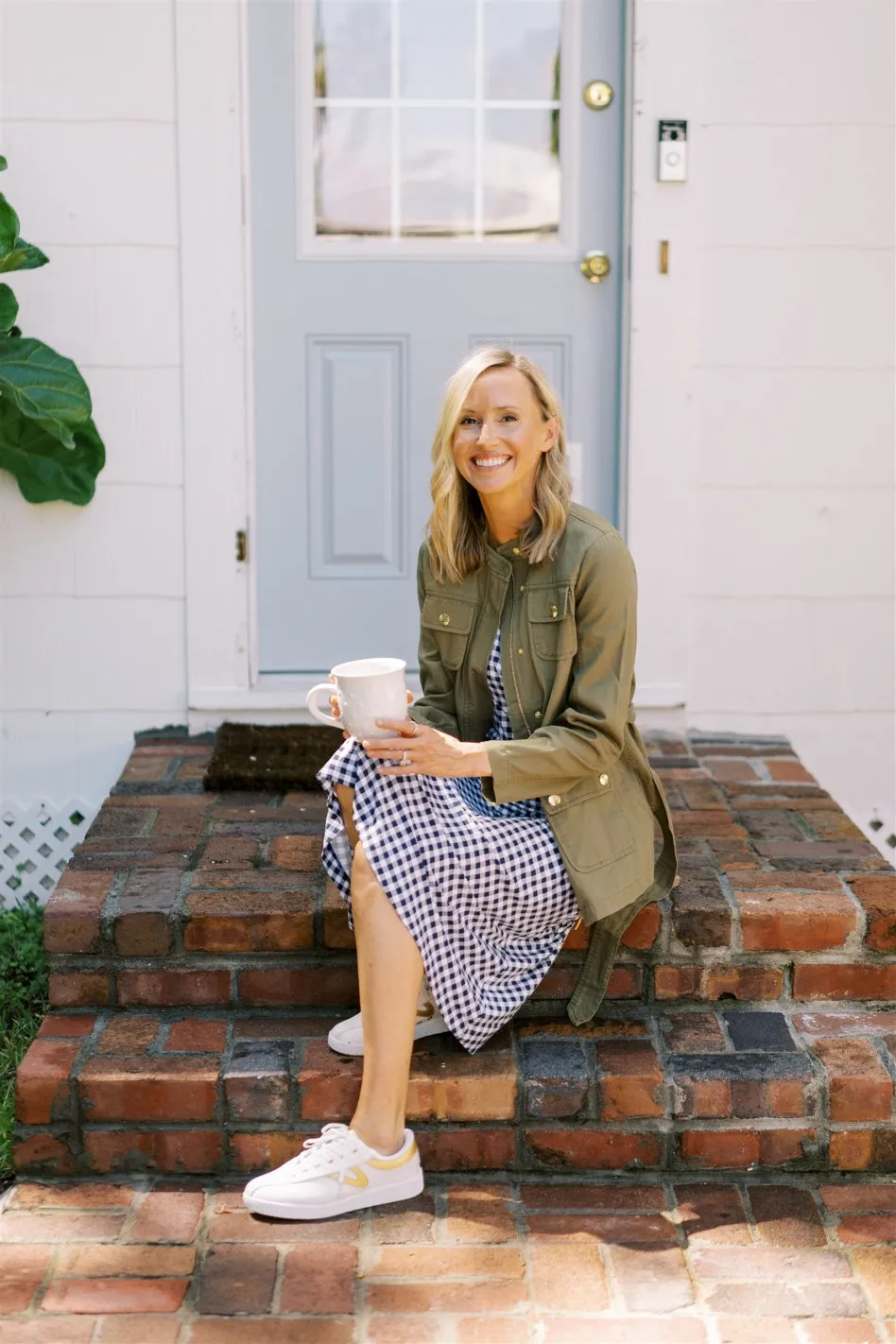 Field Jacket in Green Twill sold by Draper James product image thumbnail 5