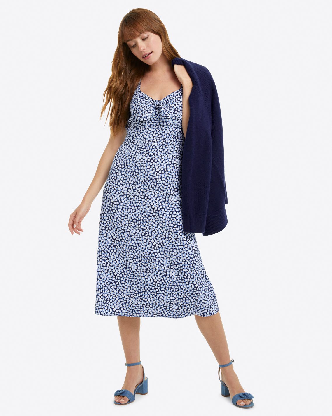 Patsy Dress in Square Geo sold by Draper James