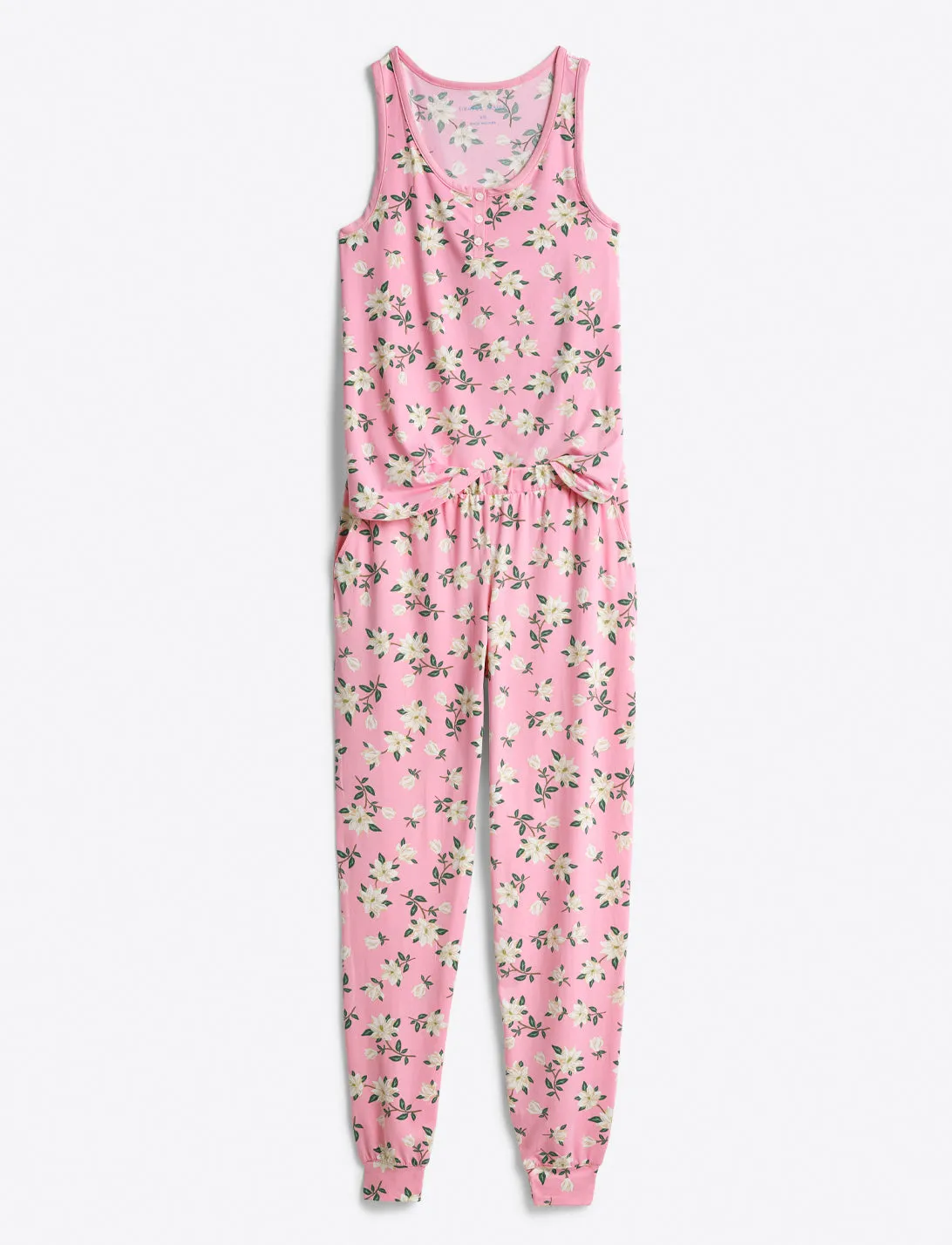 Hillary Pajama Set in Pink Magnolia sold by Draper James product image thumbnail 2