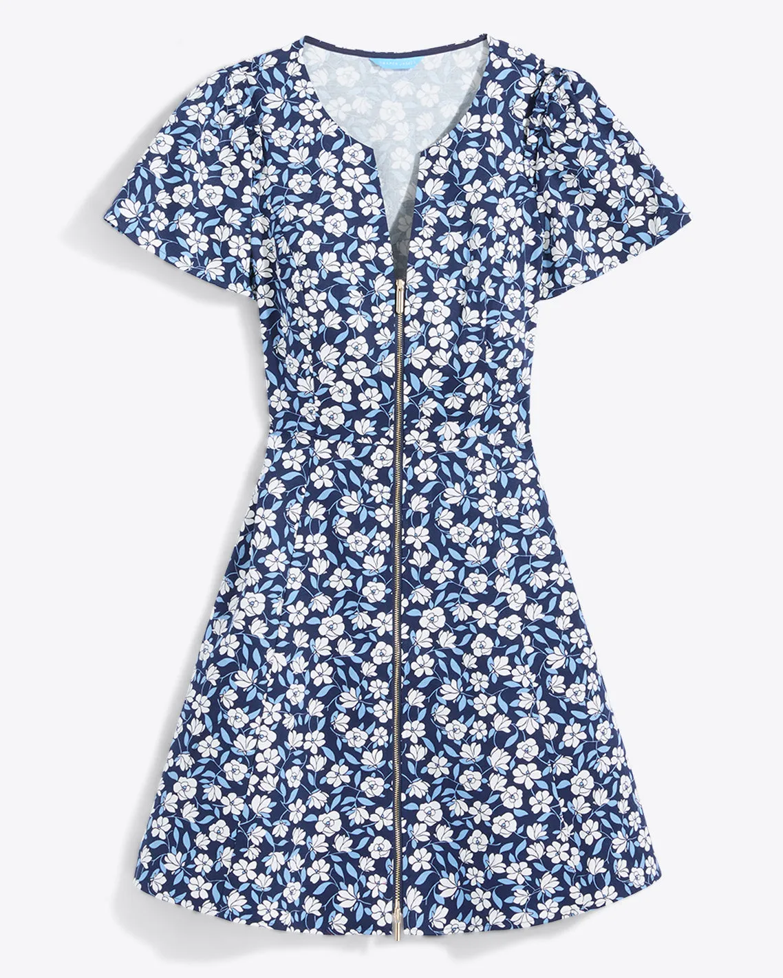 Mae Love Circle Dress in Blue Floral sold by Draper James product image thumbnail 4
